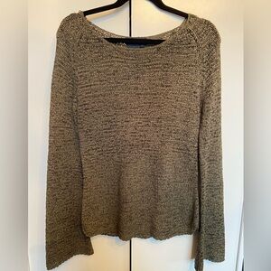Women’s Tristan & Iseut green knit sweater size L